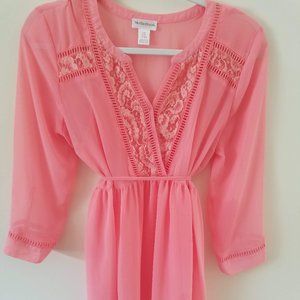 Motherhood Maternity Coral Tunic Sz S